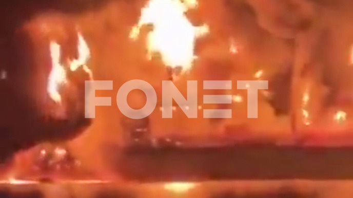 Pogođen teretni brod